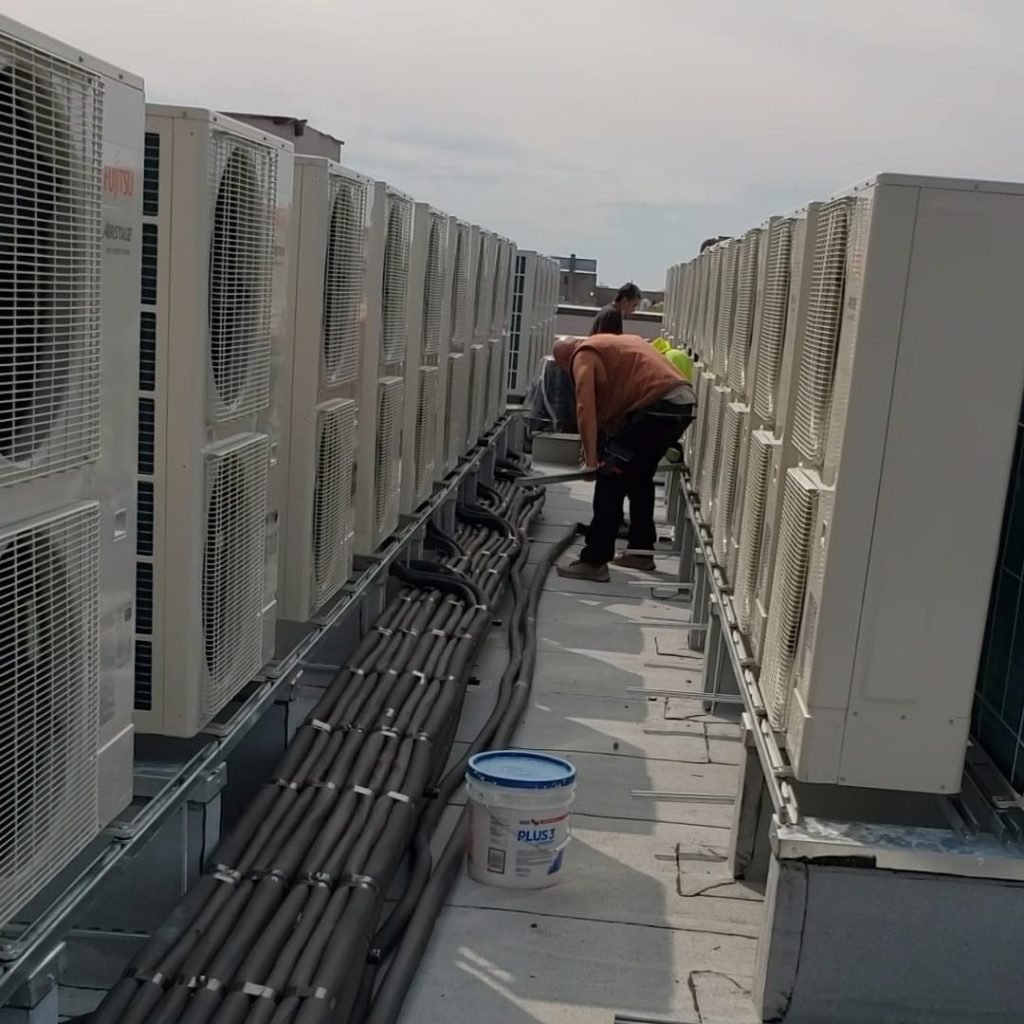 Rooftop HVAC systems installed by Enercon