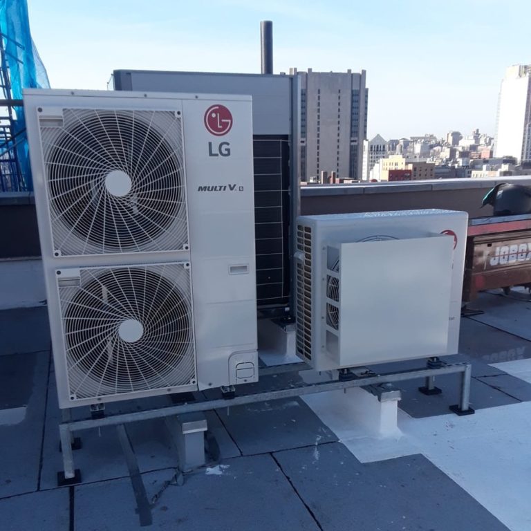 Enercon heating and cooling system installation